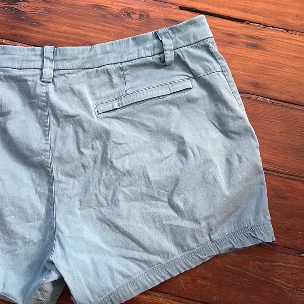 Lululemon flat front stretch chino short inseam dress shorts sz 36